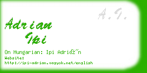 adrian ipi business card